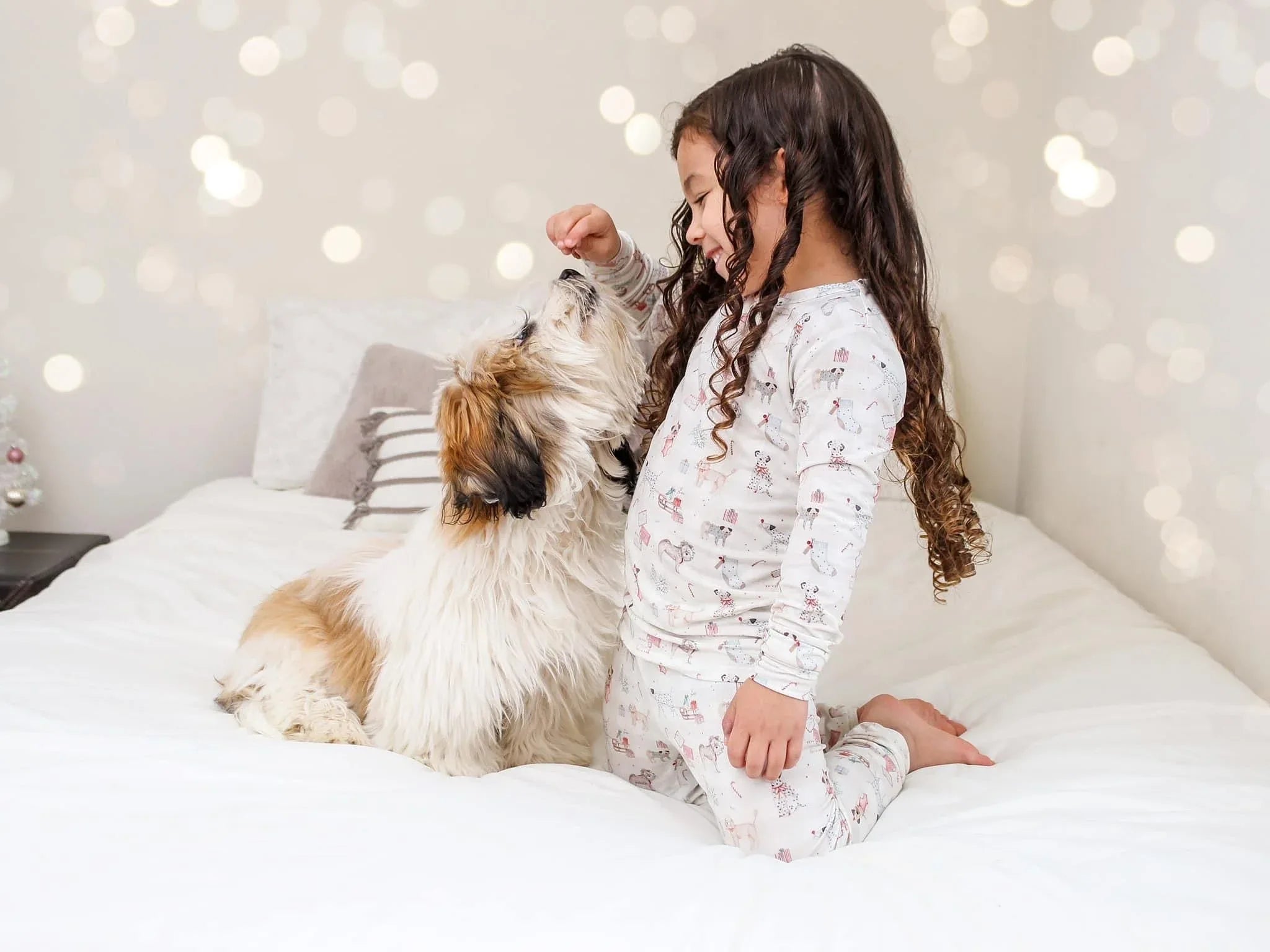 Santa Paws 2pc Bamboo Pajamas - BIG FRENCHIES