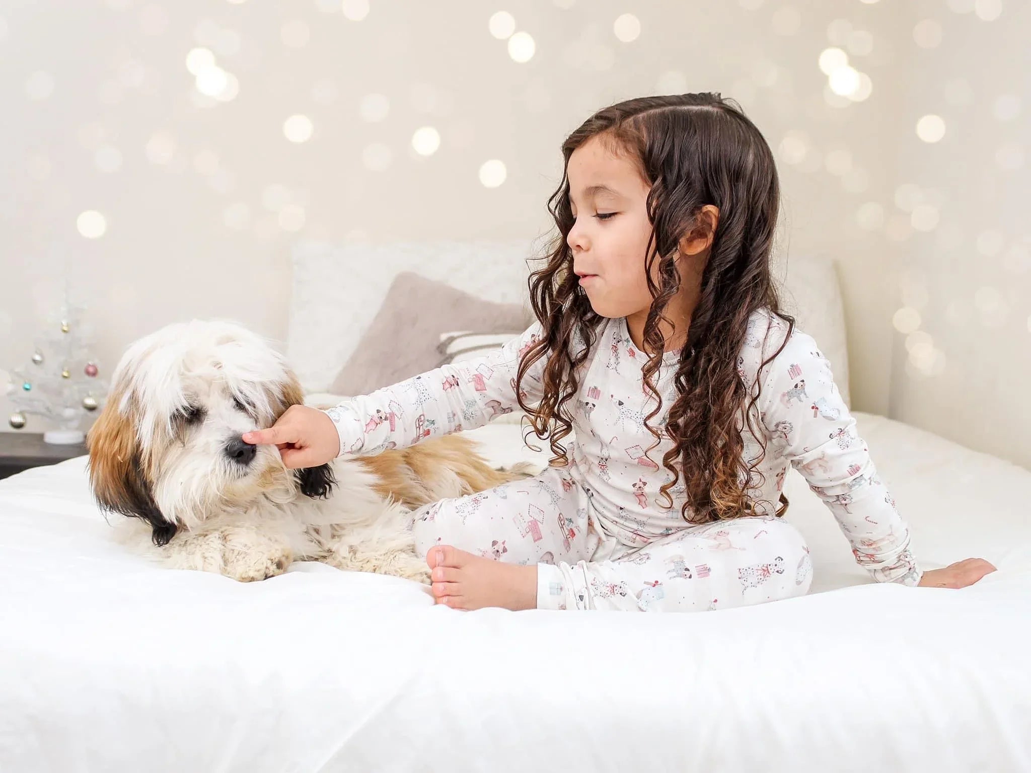 Santa Paws 2pc Bamboo Pajamas - BIG FRENCHIES