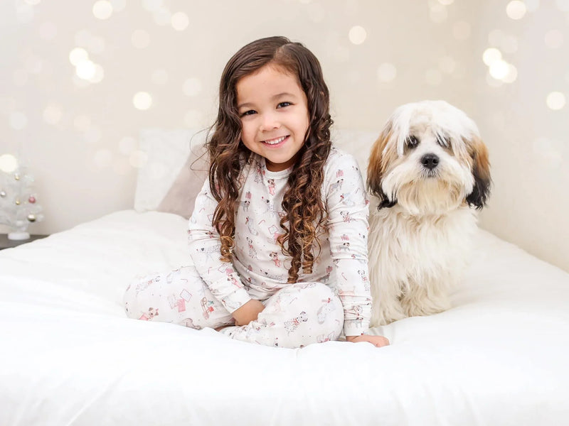 Santa Paws 2pc Bamboo Pajamas - BIG FRENCHIES