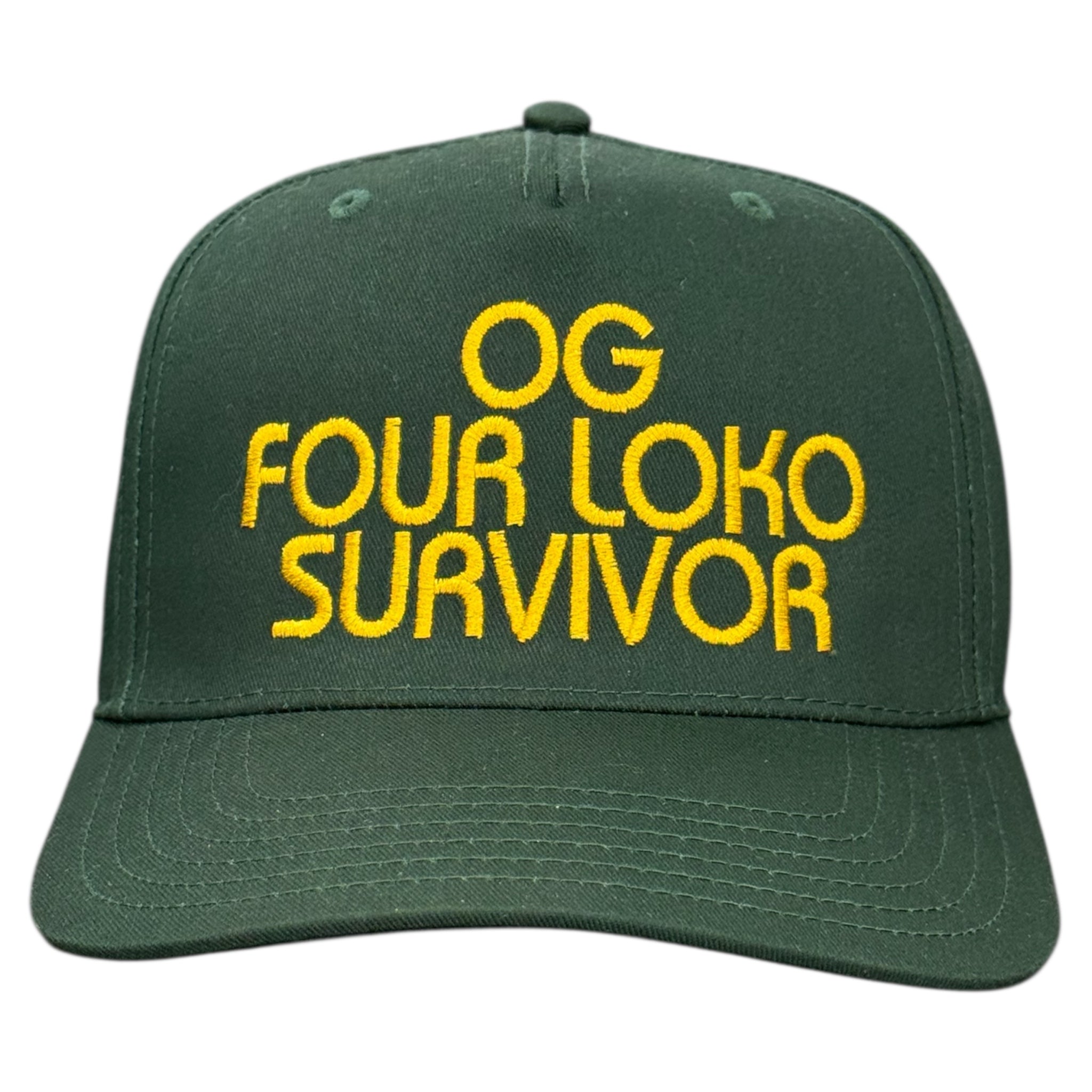 OG Four Loko Survivor Custom Embroidered SnapBack Hat Cap