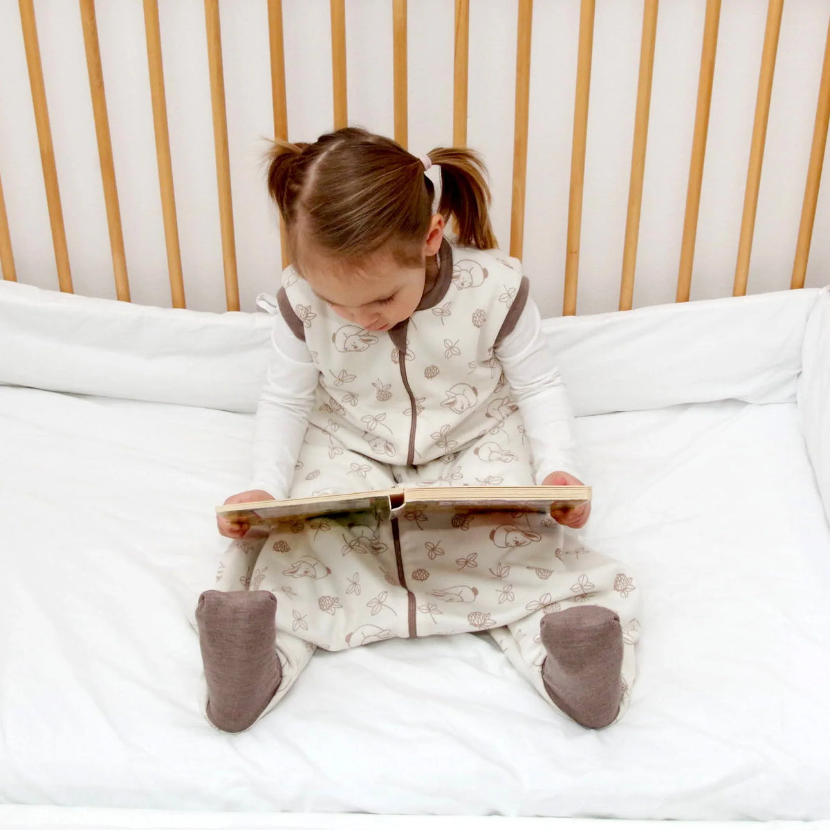 SLEEP SACK WITH OPEN LEGS - sleepy bunny - BIG FRENCHIES