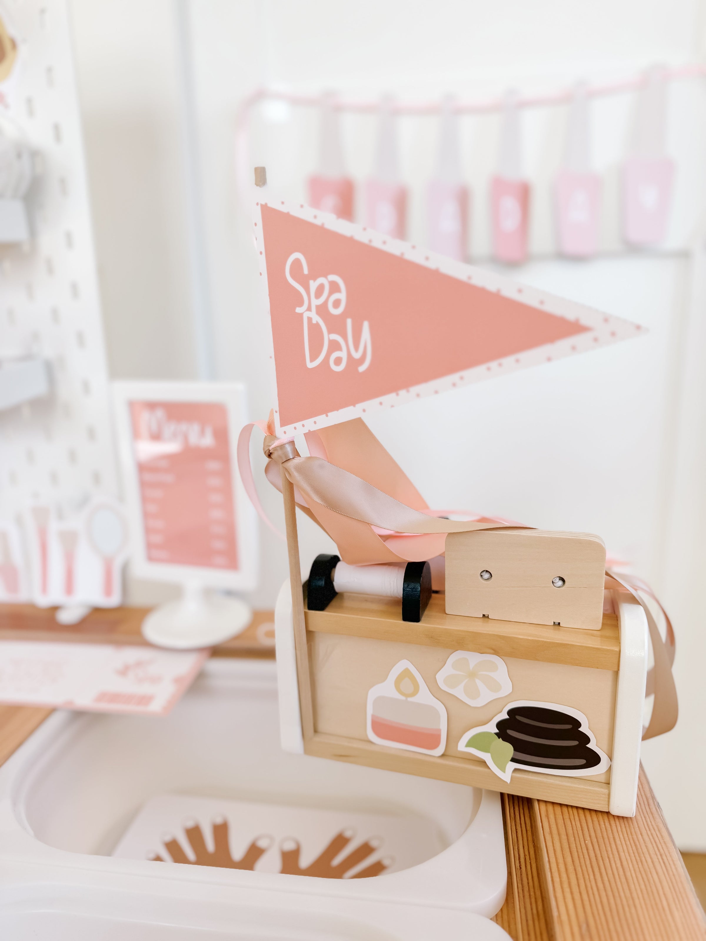 Spa Day Printable Dramatic Play