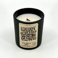 Nobody Asked the Cactus — Cactus Flower & Jade Candle