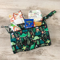 Dino Days - Waterproof Wet Bag (For mealtime, on-the-go, and more!) SALE - BIG FRENCHIES