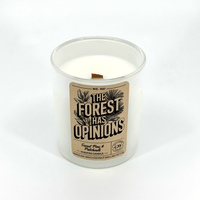 The Forest Has Opinions — Sugar Pine & Patchouli Candle