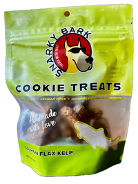 Snarky Bark Salmon Flax Kelp Cookie Treats