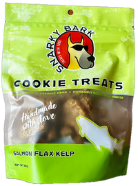 Snarky Bark Salmon Flax Kelp Cookie Treats