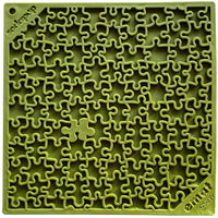 Jigsaw Puzzle eMat - Enrichment Lick Mat for Dogs and Cats | eMat Enrichment Toy for Anxiety Relief | USA Made - BIG FRENCHIES