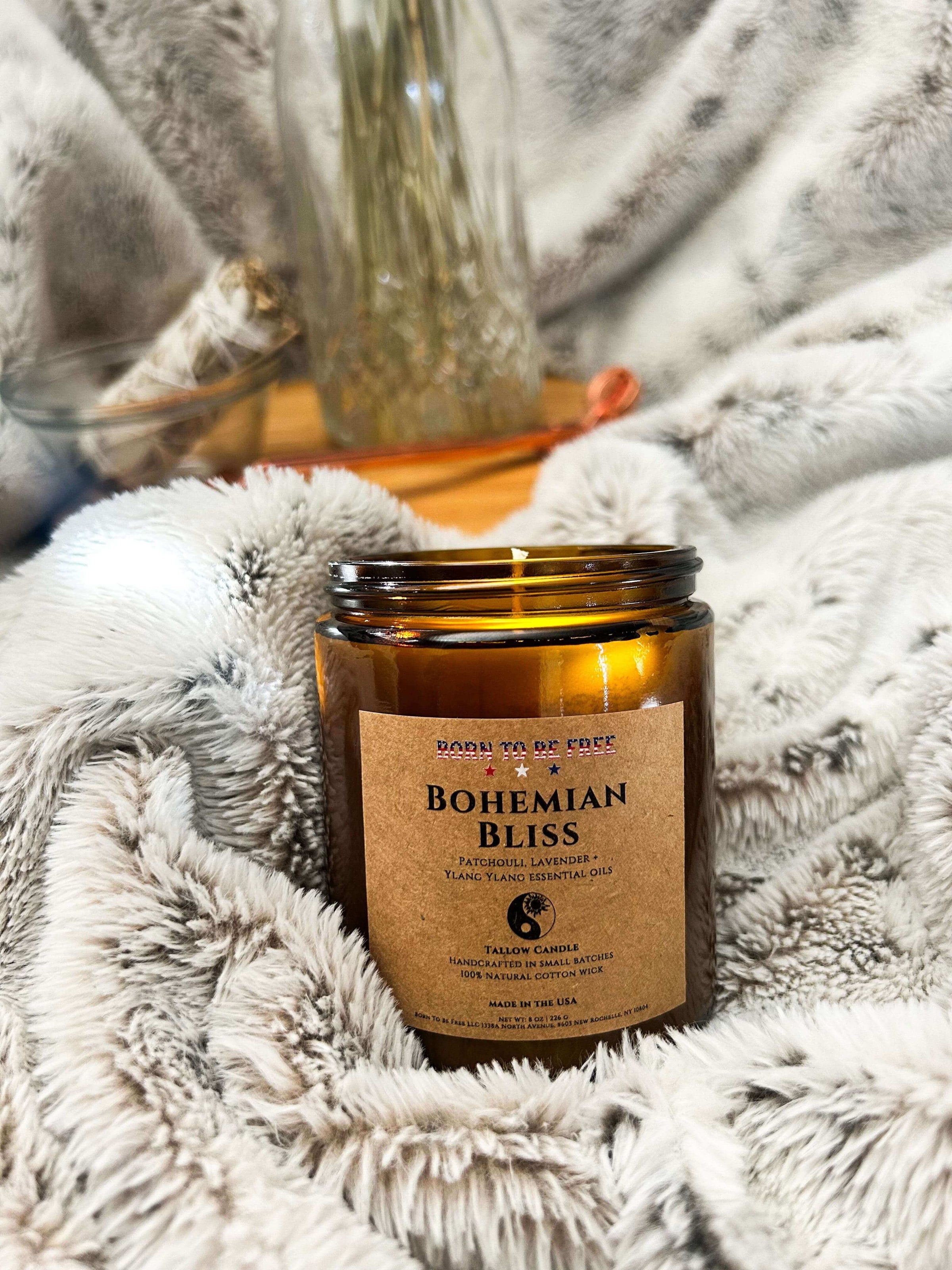 Bohemian Bliss Tallow Candle - BIG FRENCHIES