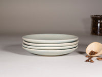 Cappuccino Cup, Latte Cup: Light Blue/White, 10-12 oz, Stoneware