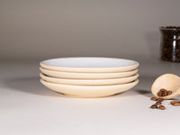 Cappuccino Cup, Latte Cup: Sandy/White, approximately 10 -12 oz, Stoneware