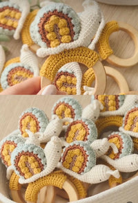 Snail - Nature Inspired Gender Neutral Rattle - BIG FRENCHIES