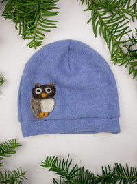 Owl Cashmere Hat - Child - BIG FRENCHIES