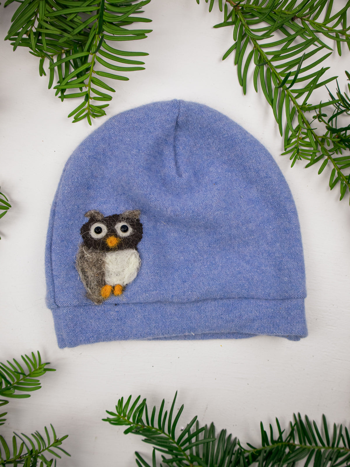 Owl Cashmere Hat - Child - BIG FRENCHIES