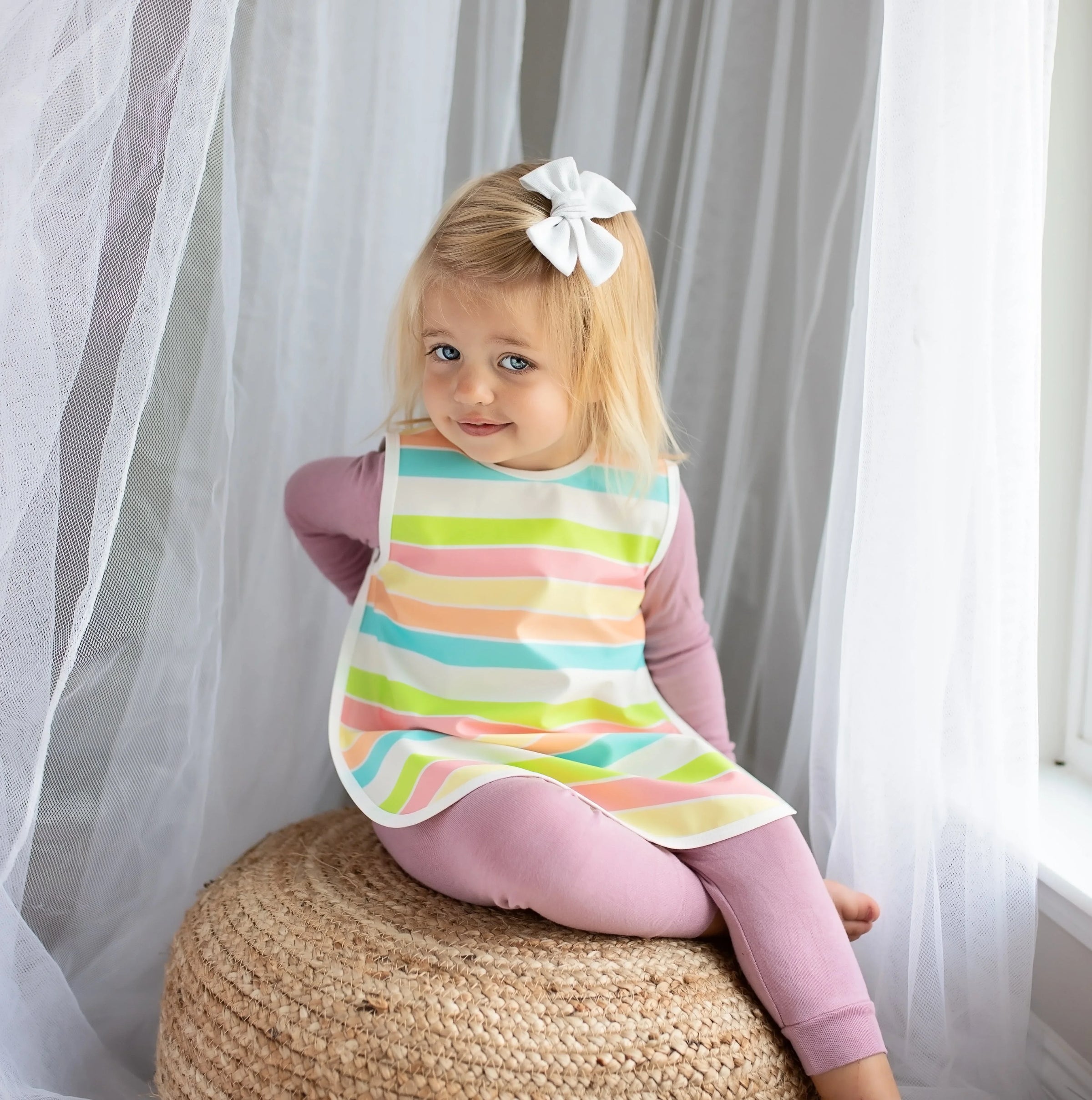 Rainbow Stripes Bapron - BIG FRENCHIES
