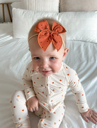Little Pumpkin Bamboo Zippy Romper - BIG FRENCHIES