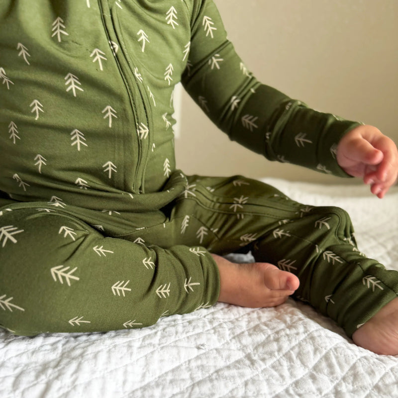 Christmas Tree Bamboo Pajamas - Zippy - BIG FRENCHIES