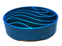 Wave eBowl Deep Slow Feeder Dog Bowl for Enrichment | Made in USA - BIG FRENCHIES