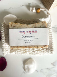 Geranium & Rose Tallow Soap Bar - BIG FRENCHIES