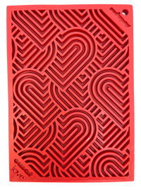 Love eMat - Enrichment Lick Mat for Dogs and Cats| Heart Design | SodaPup - BIG FRENCHIES