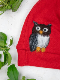 Owl Cashmere Hat - Adult/Big Kid - BIG FRENCHIES