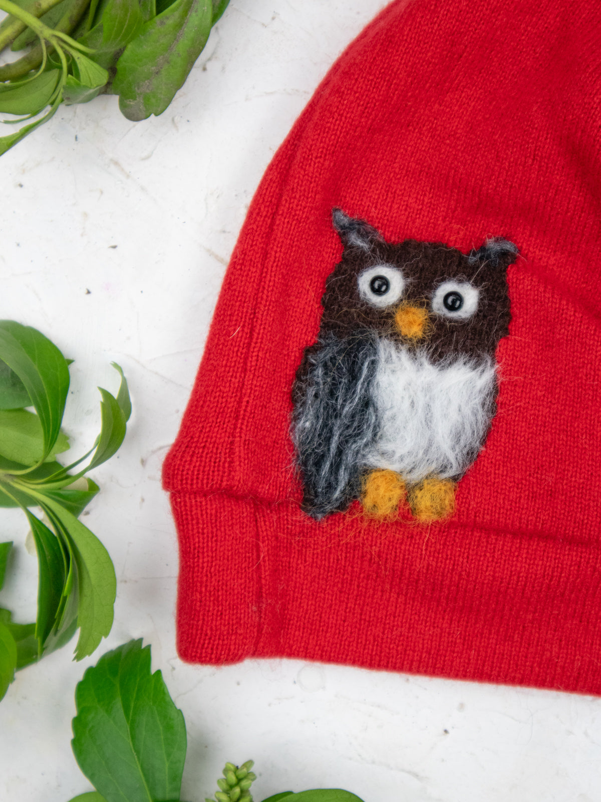 Owl Cashmere Hat - Adult/Big Kid - BIG FRENCHIES