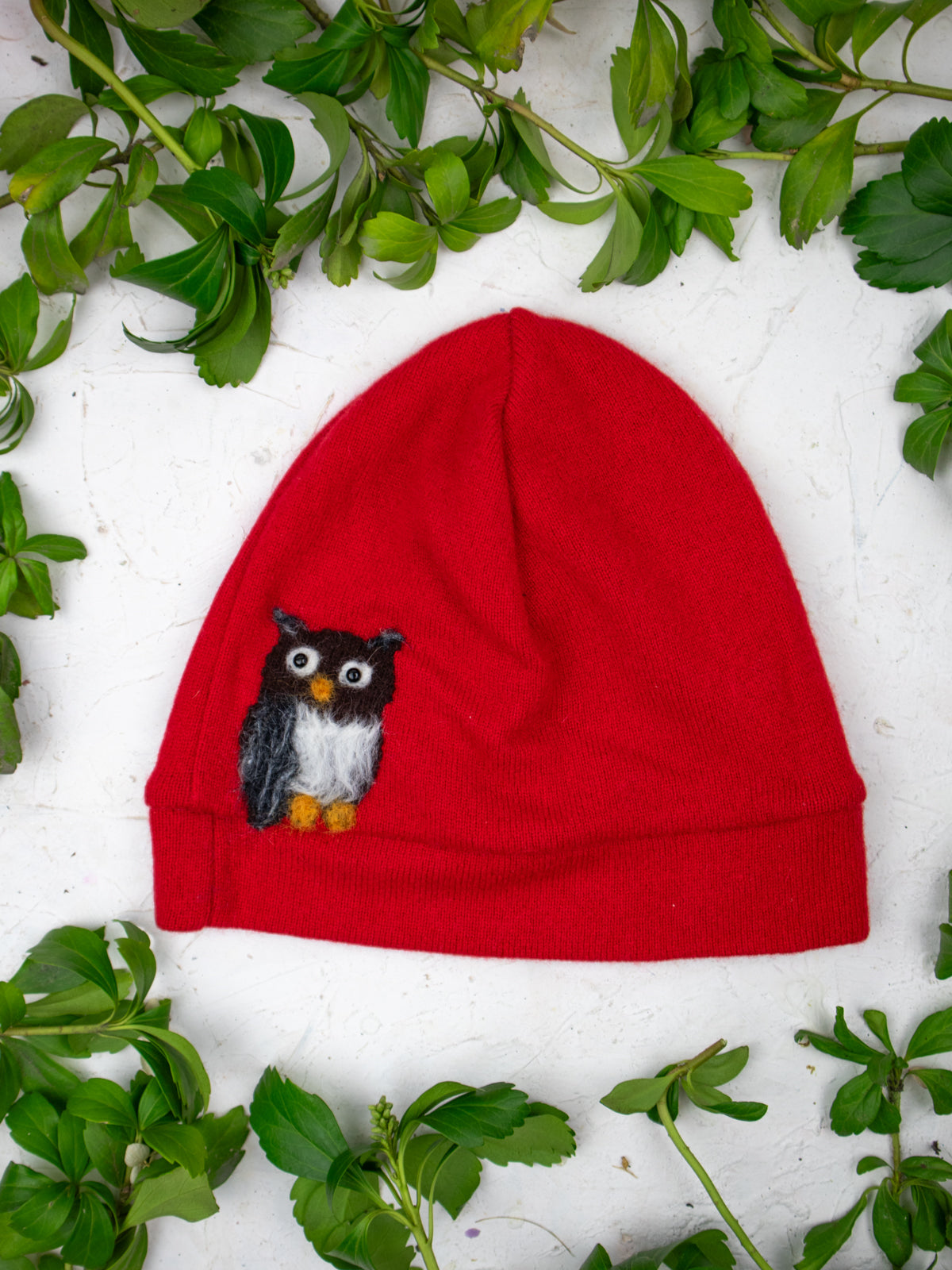Owl Cashmere Hat - Adult/Big Kid - BIG FRENCHIES