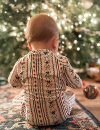 Candy Cane Lane Bamboo Christmas Pajamas - Zippy - BIG FRENCHIES