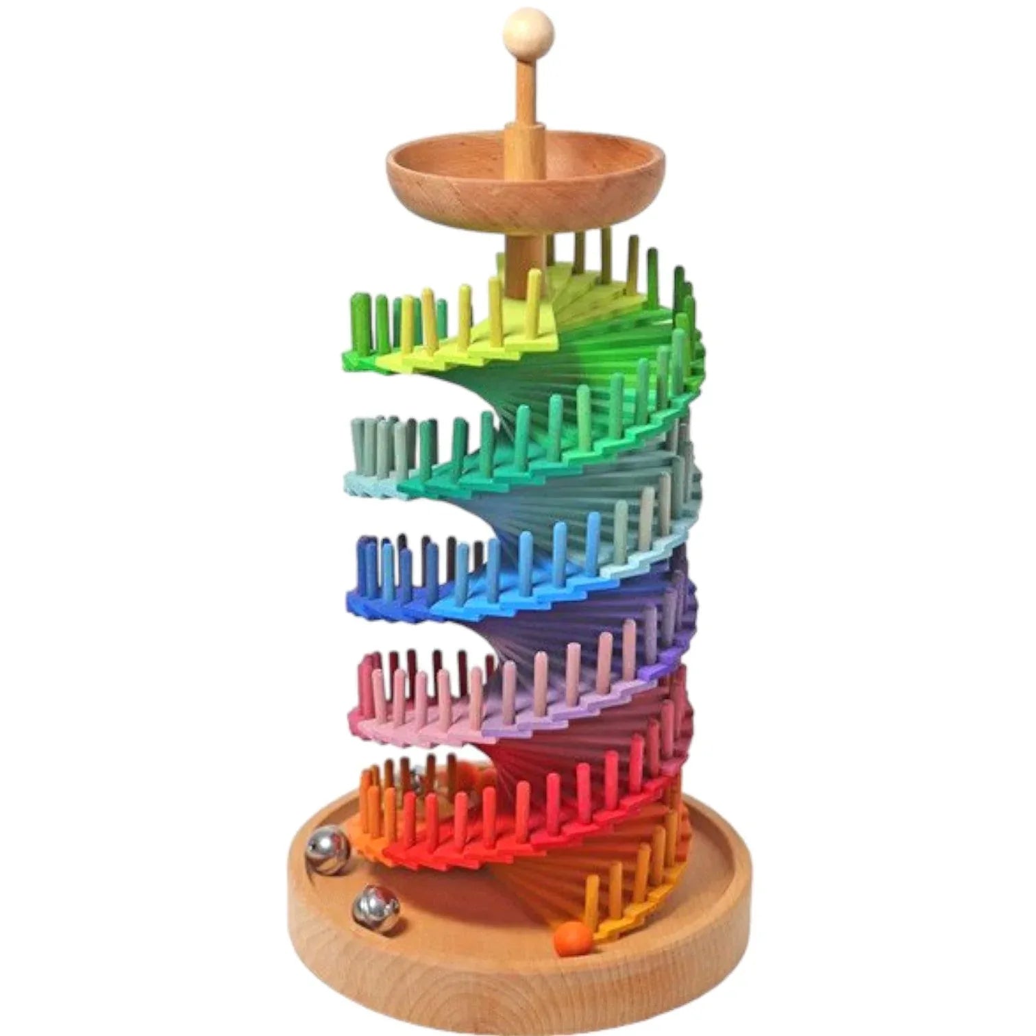 Rainbow Musical Ball Run Assembly Set - BIG FRENCHIES