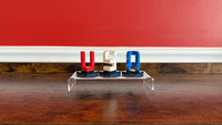 Buildable 3D "USA" Letters – LEGO-Compatible Brick Kit - BIG FRENCHIES