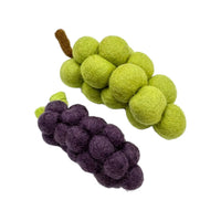 **Pre-order (Ships in 2-3 Weeks)**Handmade in Nepal 100% Wool Felt Foods Play Set for Pretend Cooking and Farmer's Market Play - BIG FRENCHIES