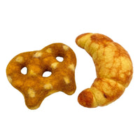 **Pre-order (Ships in 2-3 Weeks)**Handmade in Nepal 100% Wool Felt Foods Play Set for Pretend Cooking and Farmer's Market Play - BIG FRENCHIES