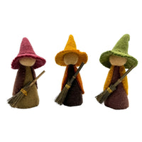 **Pre-order (Ships in 2-3 Weeks)**Handmade in Nepal 100% Wool Felt Foods Play Set for Pretend Cooking and Farmer's Market Play - BIG FRENCHIES
