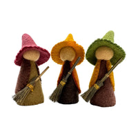**Pre-order (Ships in 2-3 Weeks)**Handmade in Nepal 100% Wool Felt Foods Play Set for Pretend Cooking and Farmer's Market Play - BIG FRENCHIES