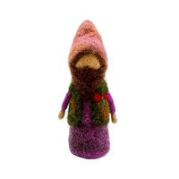 **Pre-order (Ships in 2-3 Weeks)**Handmade in Nepal 100% Wool Felt Foods Play Set for Pretend Cooking and Farmer's Market Play - BIG FRENCHIES