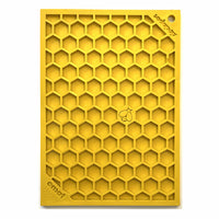 Honeycomb eMat - Enrichment Lick Mat for Dogs and Cats | eMat Enrichment Toy for Anxiety Relief | SodaPup - BIG FRENCHIES