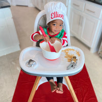Solid Cranberry Minimalist Splash Mat - A Waterproof Catch-All for Highchair Spills and More! - BIG FRENCHIES