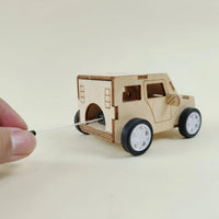Pull String Car DIY Kit DIY Kit, Educational STEM Toy - BIG FRENCHIES