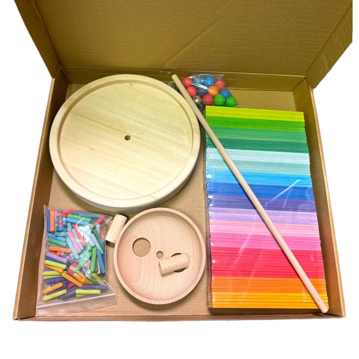 Rainbow Musical Ball Run Assembly Set - BIG FRENCHIES