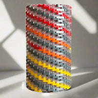 Warm Colors Modular Vase – Built with LEGO®-Compatible Bricks - BIG FRENCHIES