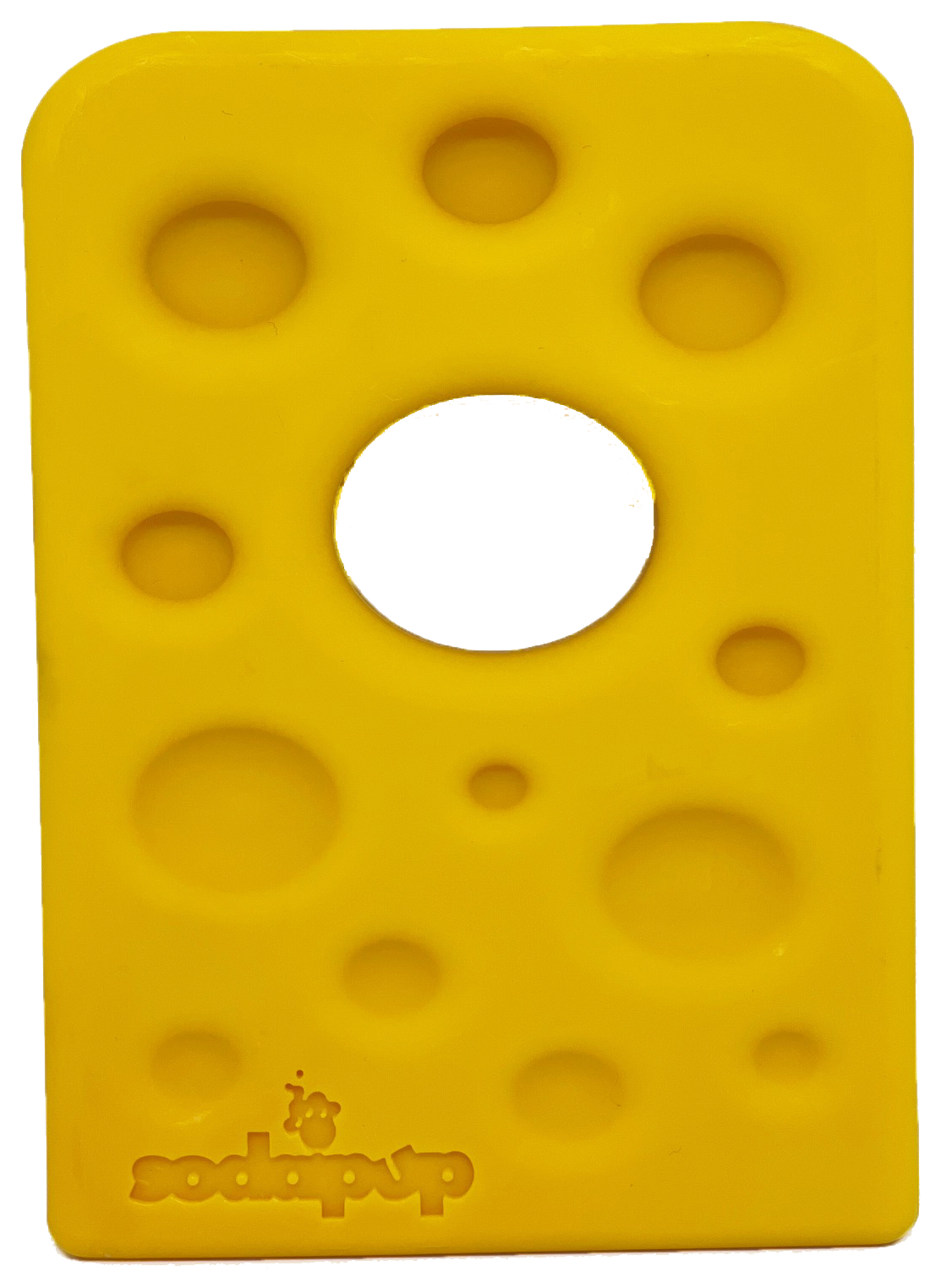 Swiss Cheese Wedge Nylon Dog Chew Toy for Aggressive Chewers | SodaPup - BIG FRENCHIES