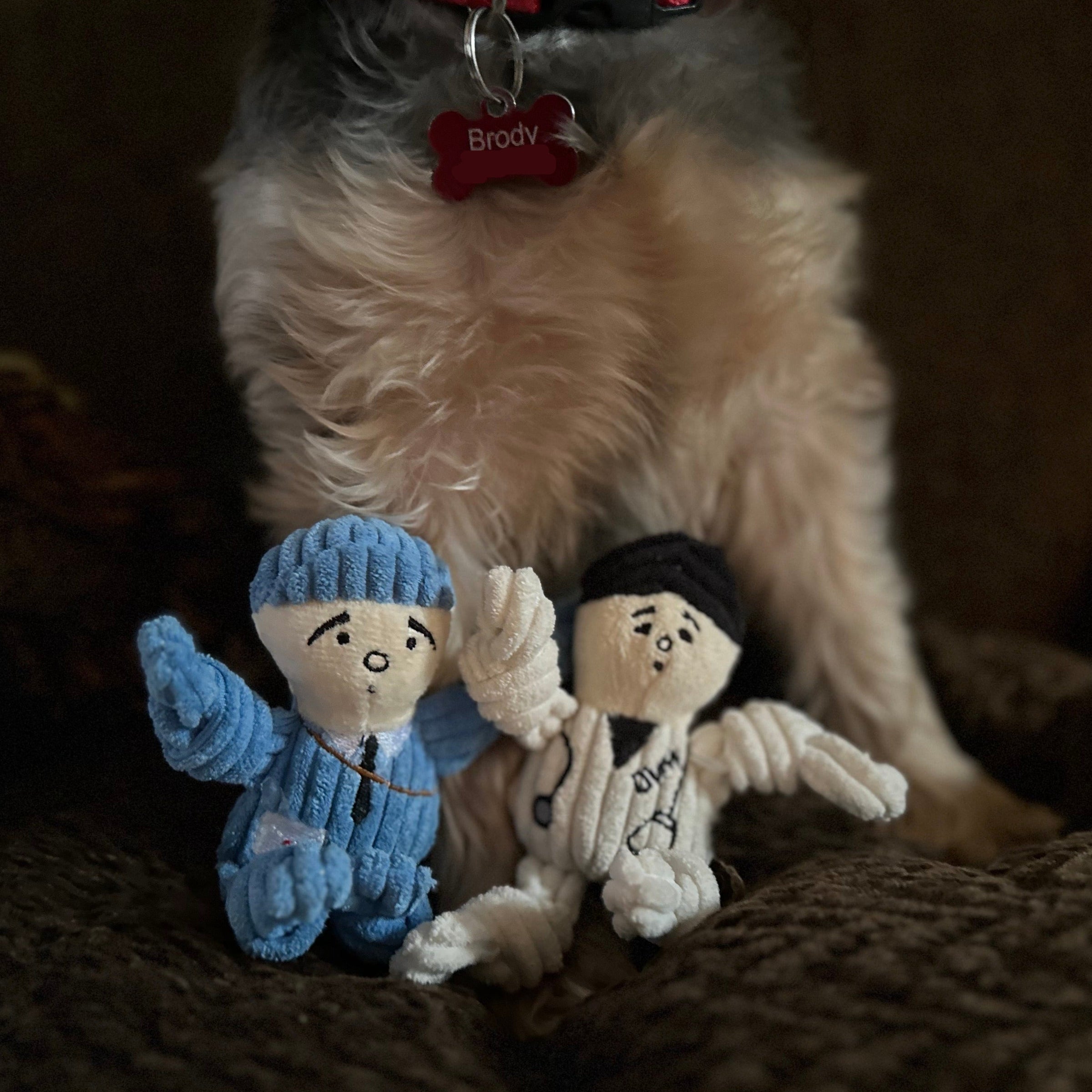 Wee Huggles® Assorted Dog People™ Plush Dog Toys, 3 Pack - BIG FRENCHIES
