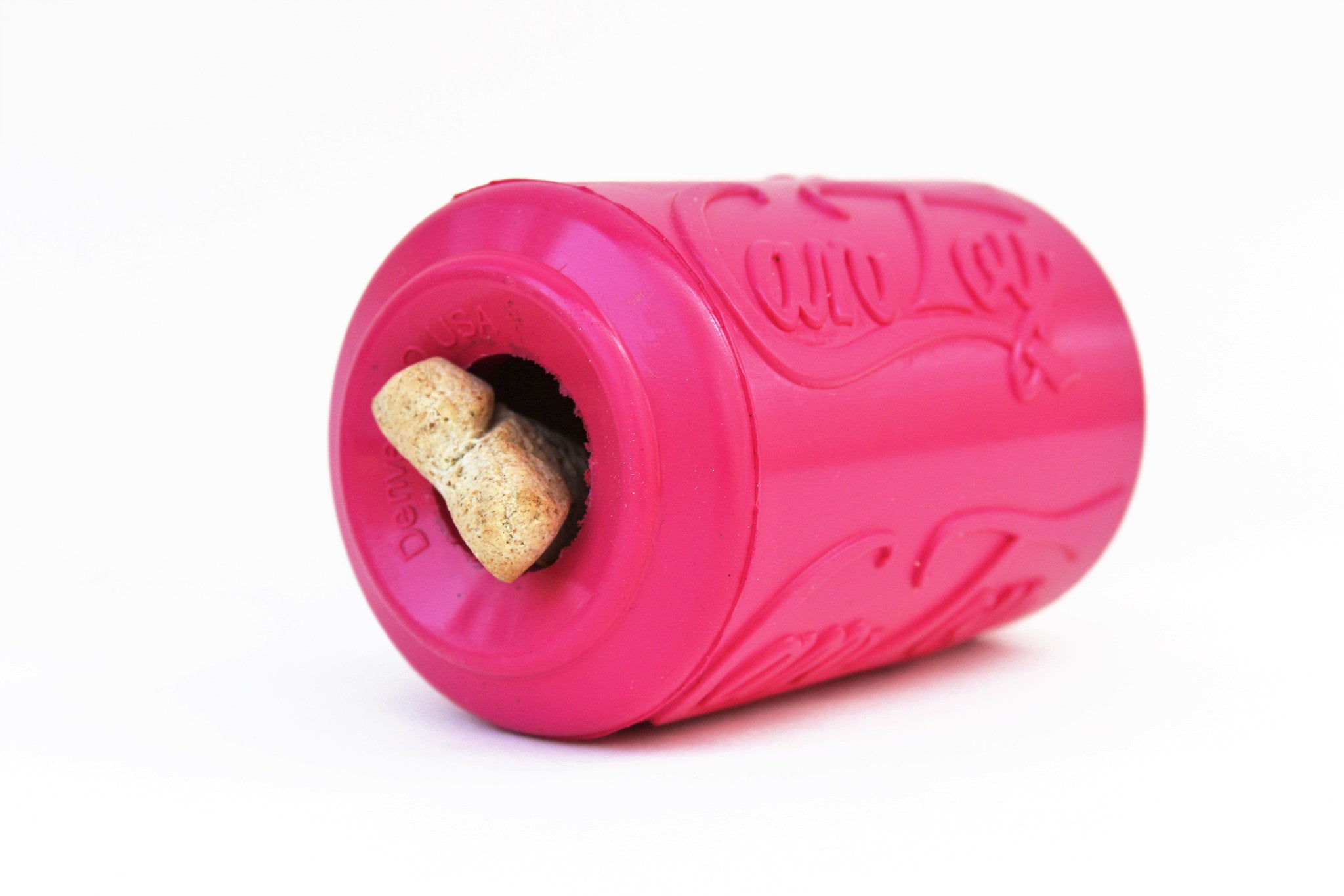 Puppy Can Toy Rubber Chew Toy for Teething Puppies | Treat Dispenser | USA Made - BIG FRENCHIES