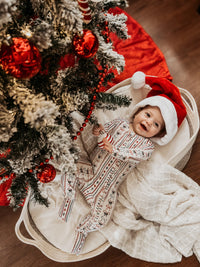 Candy Cane Lane Bamboo Christmas Pajamas - Zippy - BIG FRENCHIES