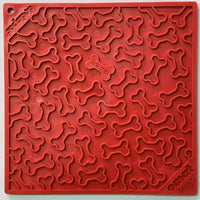 Bones eMat - Enrichment Lick Mat for Dogs and Cats | eMat Enrichment Toy for Anxiety Relief | SodaPup - BIG FRENCHIES