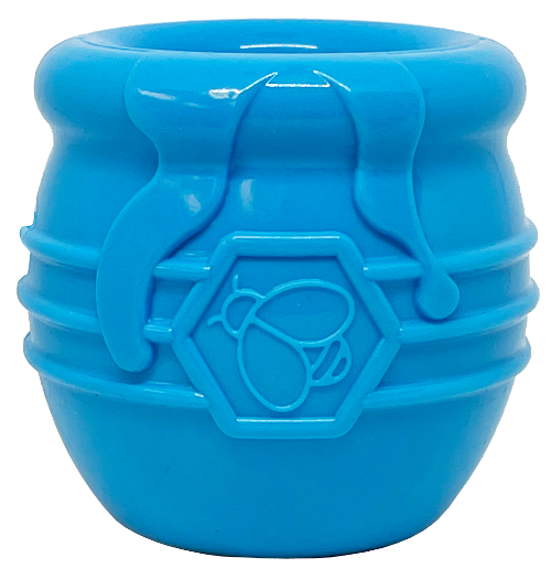 Honey Pot Dog eCup Treat Dispenser | Durable PUP-X Rubber Enrichment Toy | USA Made - BIG FRENCHIES