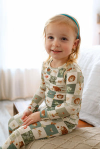 Harvest Hedgehogs 2pc Bamboo Pajamas - BIG FRENCHIES