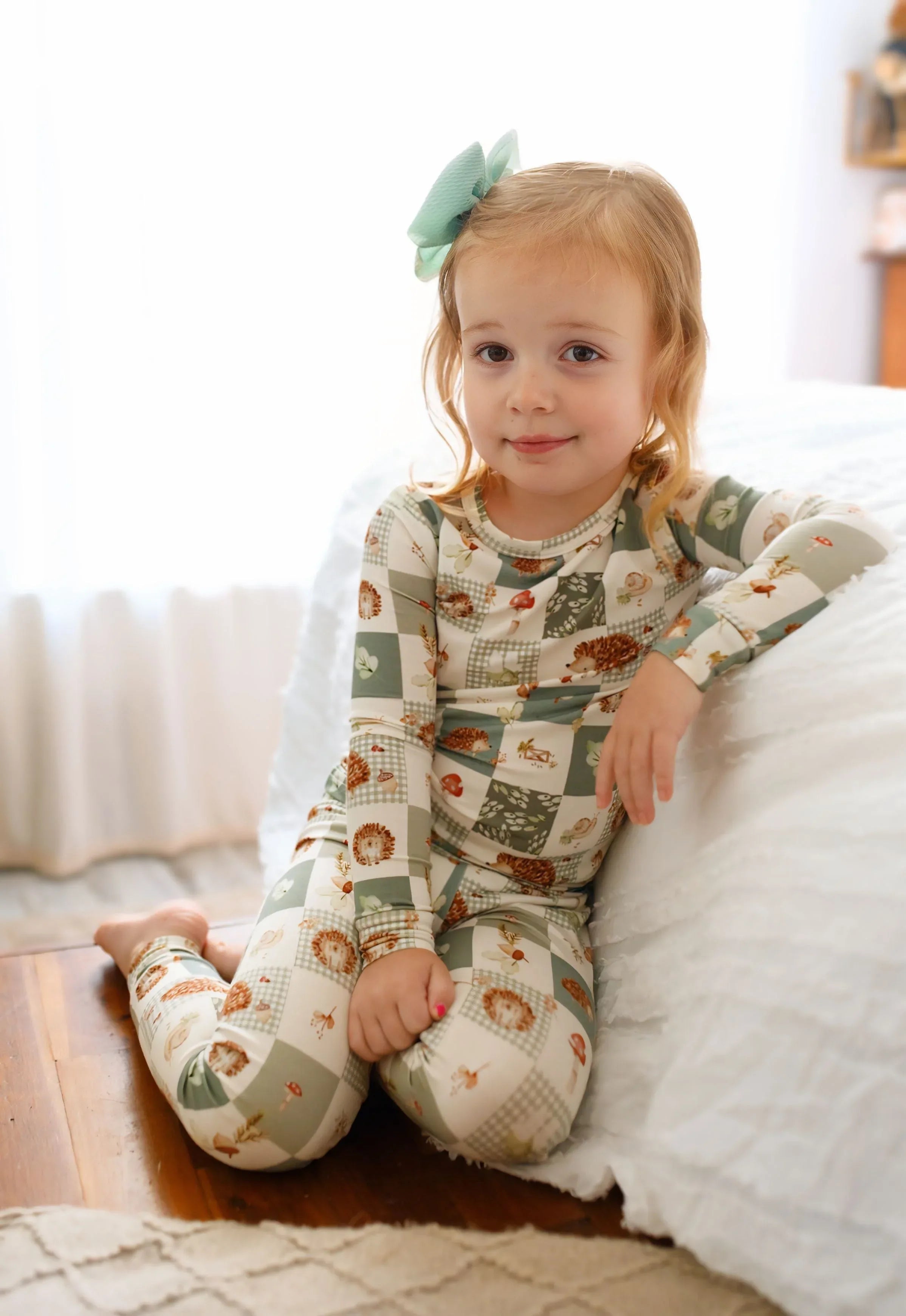 Harvest Hedgehogs 2pc Bamboo Pajamas - BIG FRENCHIES