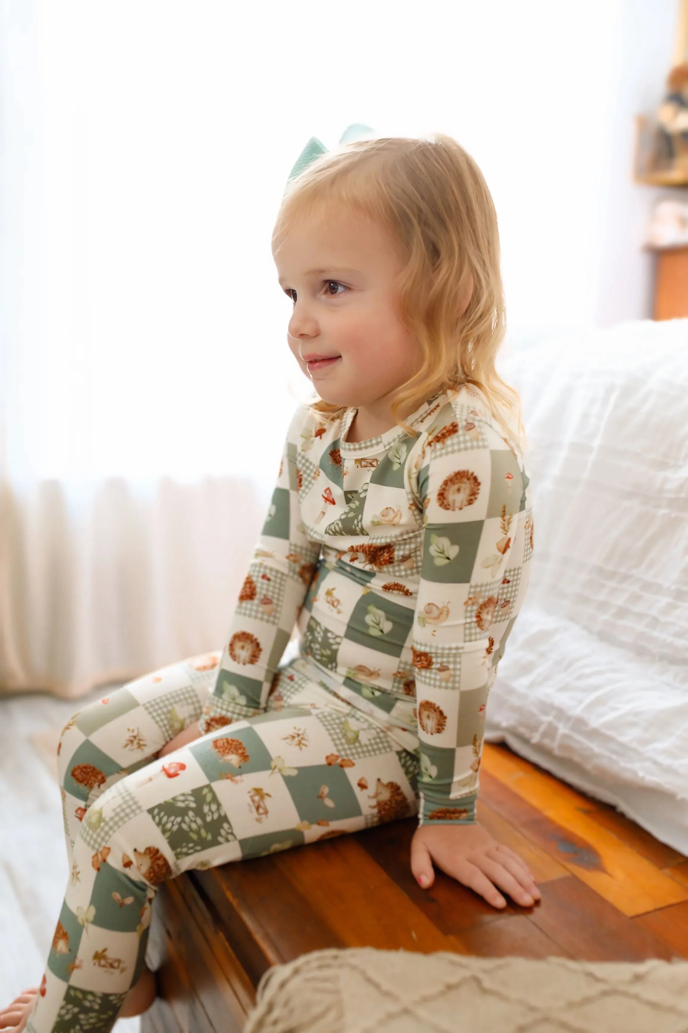 Harvest Hedgehogs 2pc Bamboo Pajamas - BIG FRENCHIES