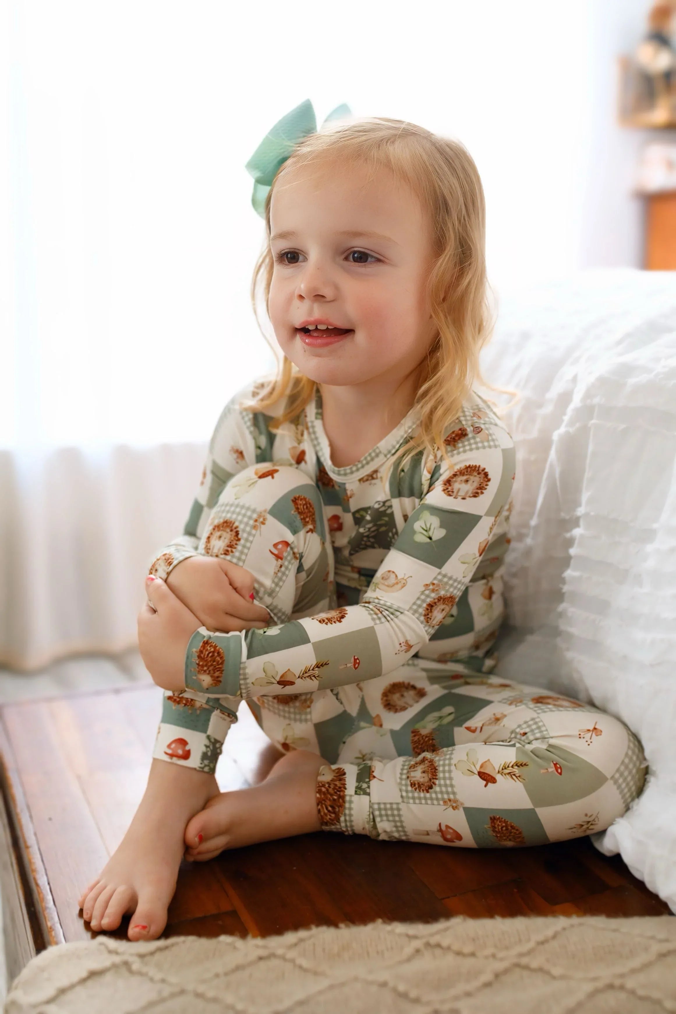 Harvest Hedgehogs 2pc Bamboo Pajamas - BIG FRENCHIES
